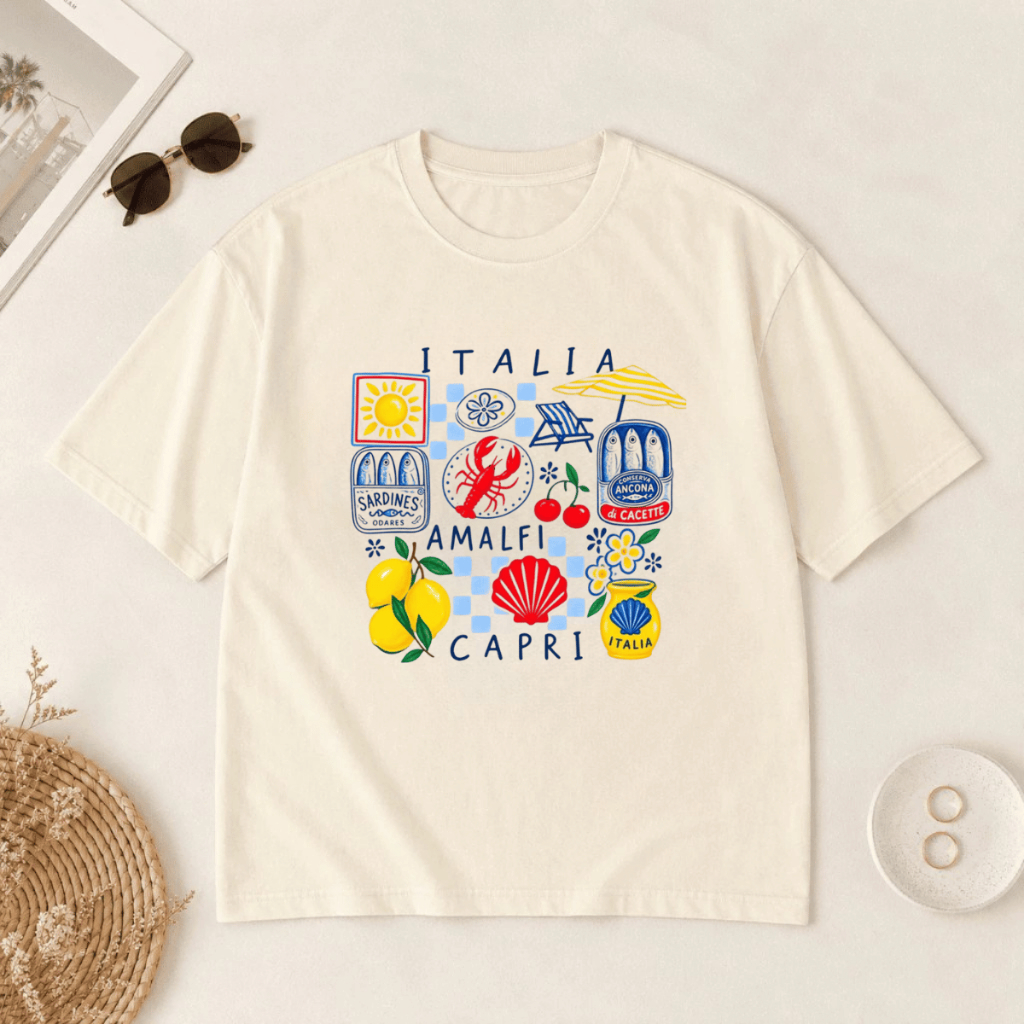 Camiseta Feminina Unissex Camisa Tshirt  Estampa Tropical Durável e Confortável Algodão 100%