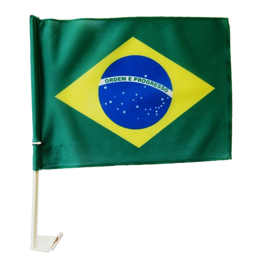 Bandeira Mitraud Brasil Carro