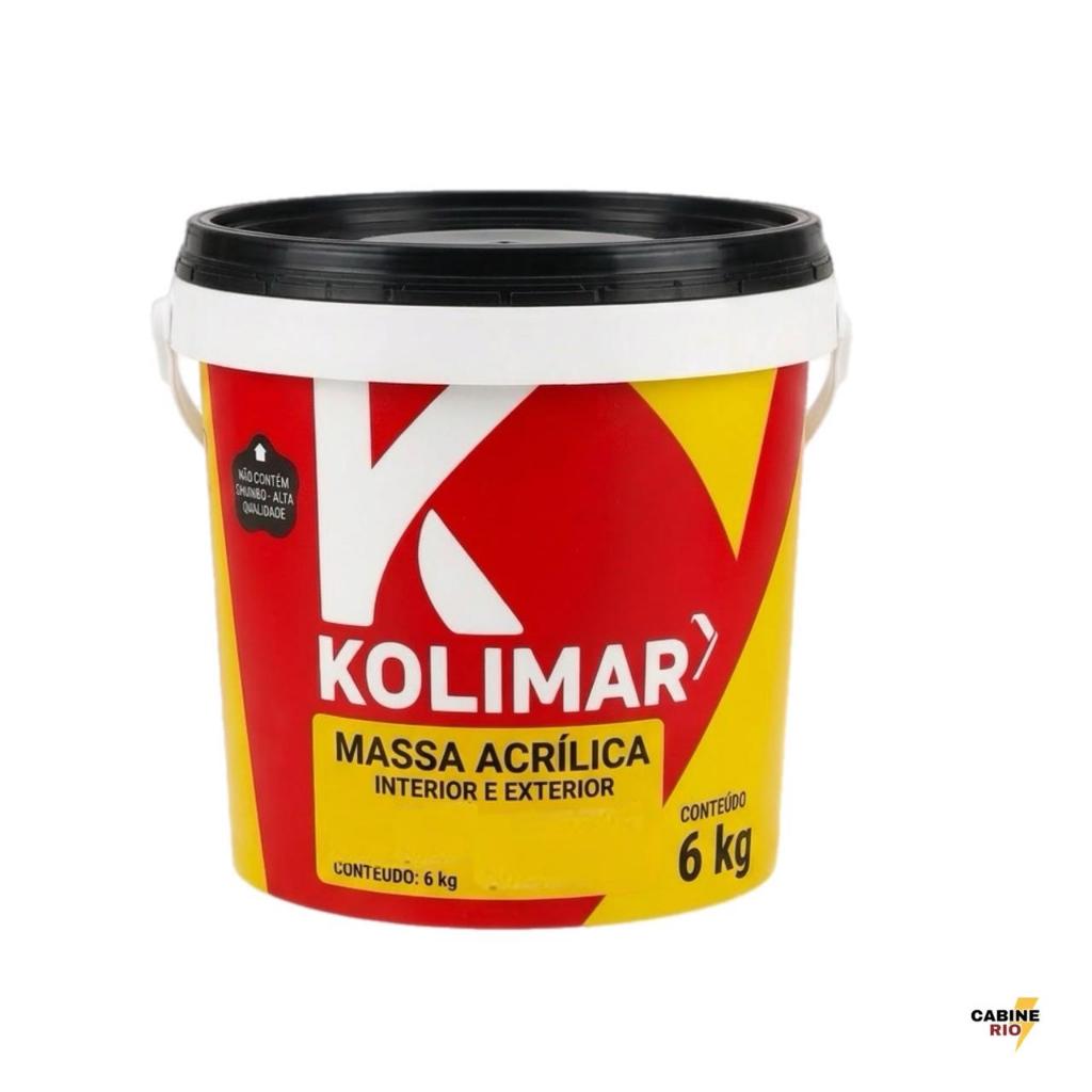 Massa Acrílica Branca Kolimar - Parede Interna e Externa — imagem 2 de 2