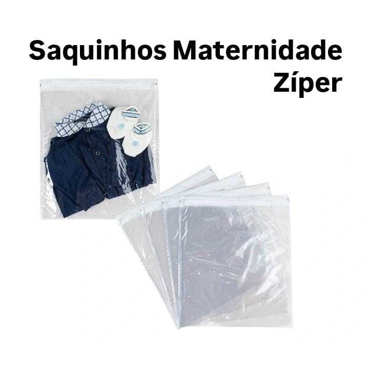 Kits Saquinhos Maternidade Multiuso | Organizador Nécessaire Com Zíper