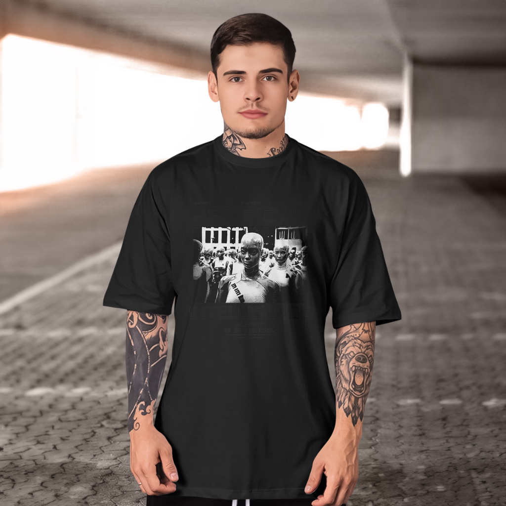 Camisetas Masculina ARTIFICIAL 100% Algodão Gola Redonda Fio 30.1 moda 2026