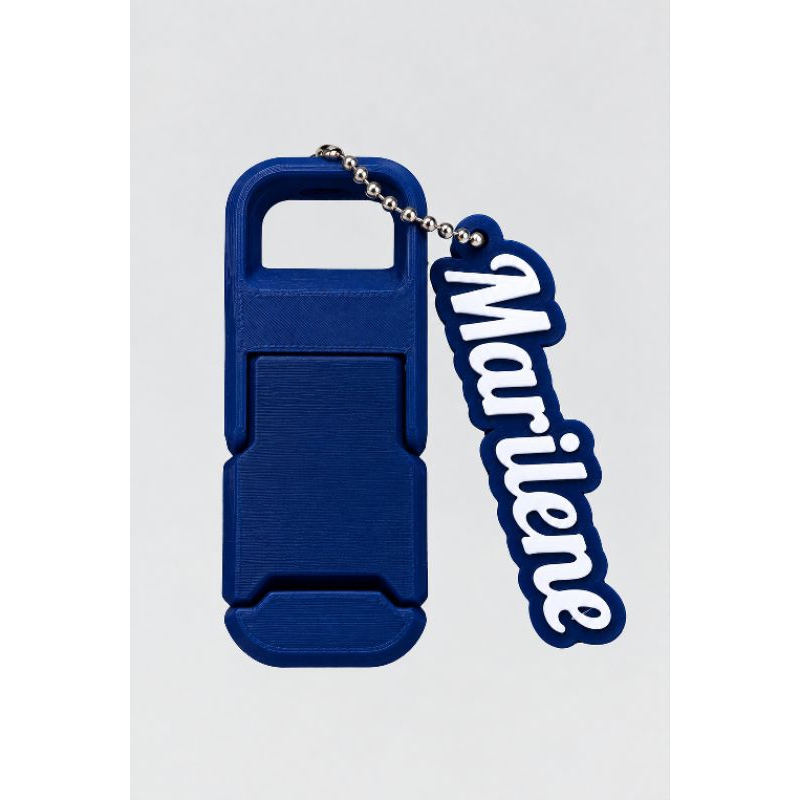 Lembrancinha para Dia dos Professores| Suporte para celular em formato de chaveiro, + tag com nome personalizado em 3D