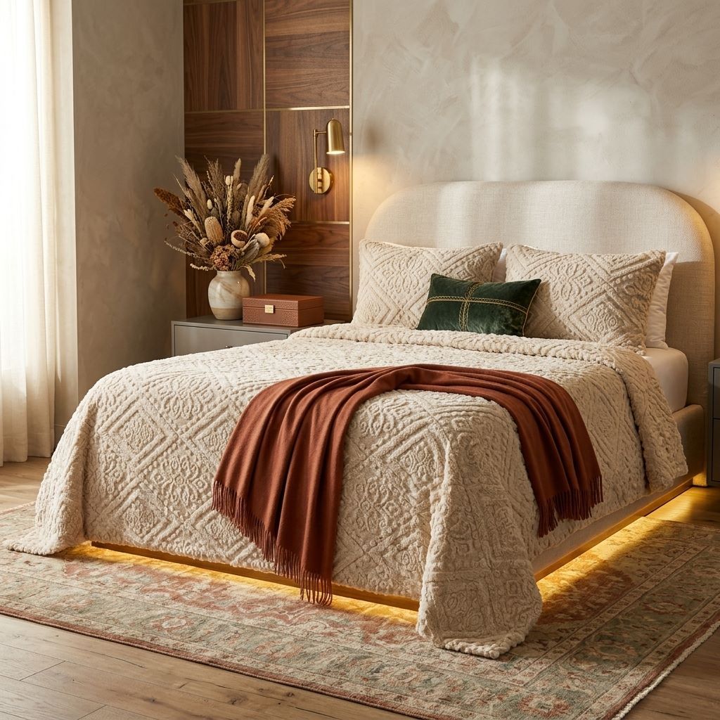 Colcha Jacquard Extra Macio Premium 2,50m x 2,20m Cobertor Microfibra Aveludada+2 Fronhas