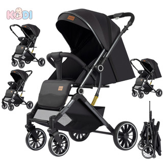 Kids Baby Black Compact Stroller with Reversible Handle/Carrinho de bebê -P30