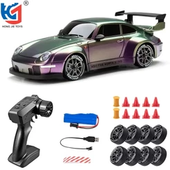 Carrinho Controle Remoto Drift 4x4 20km/h 2.4G Recarregável Carro de Corrida com Rodas Extras Infantil