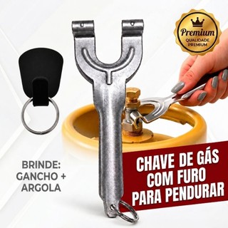 Chave borboleta click para apertar e soltar registro regulador troca de gás de cozinha