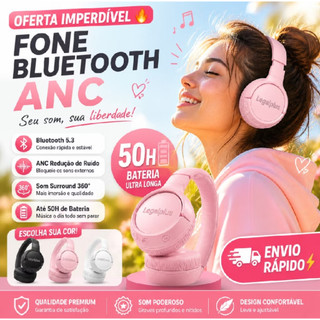 Fone de Ouvido Bluetooth Sem Fio J760- Cancelamento de Ruído Conforto