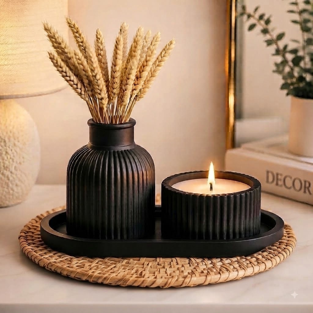 Kit Decorativo Relaxante Glamour Luxo