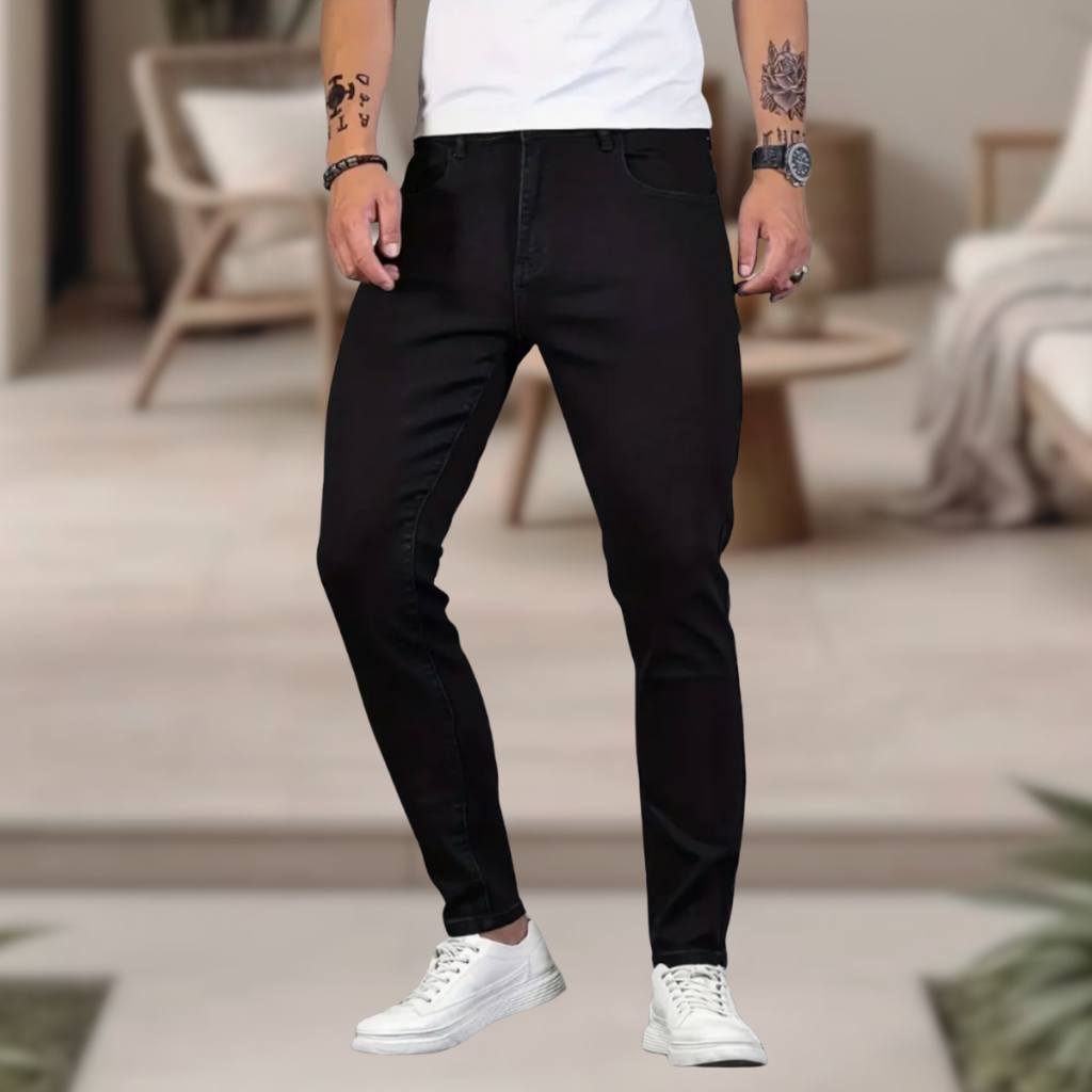 Calcas Jeans Masculino Zíper Lycra Jeans Stretch Fabricantes Preços Especiais Venda Direta