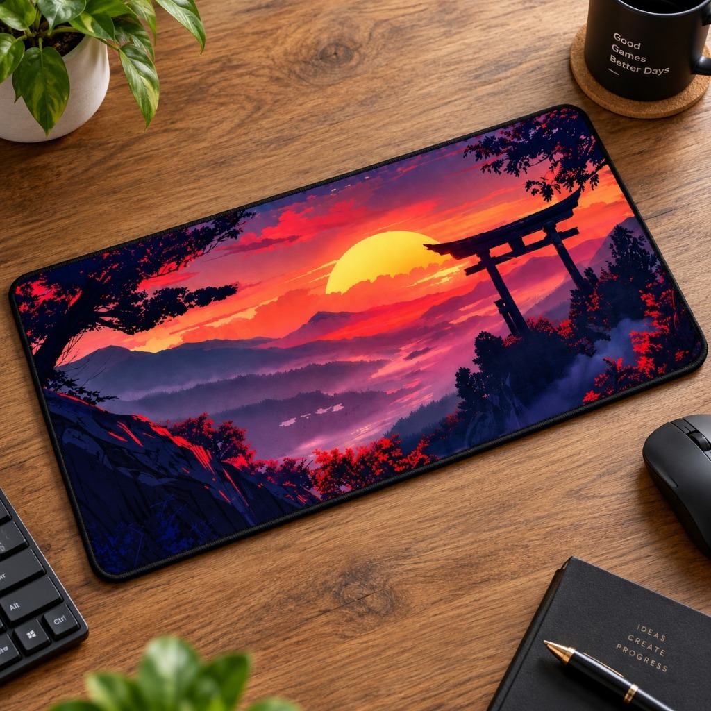 Mouse Pad Grande RGB Gamer Personalizado com Apoio Ergonômico Confortável para Home Office