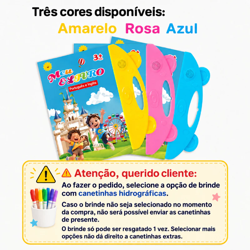 Livro Educativo Infantil Bilíngue Interativo com Som — foto 6