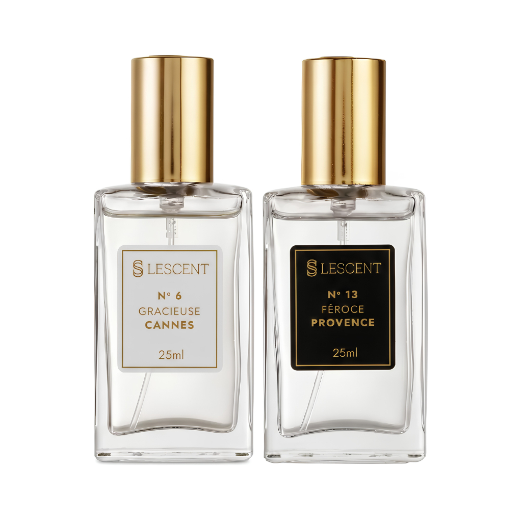 Kit Perfume Deo Colônia LESCENT N6 + N13 Feroce Provence 25ml