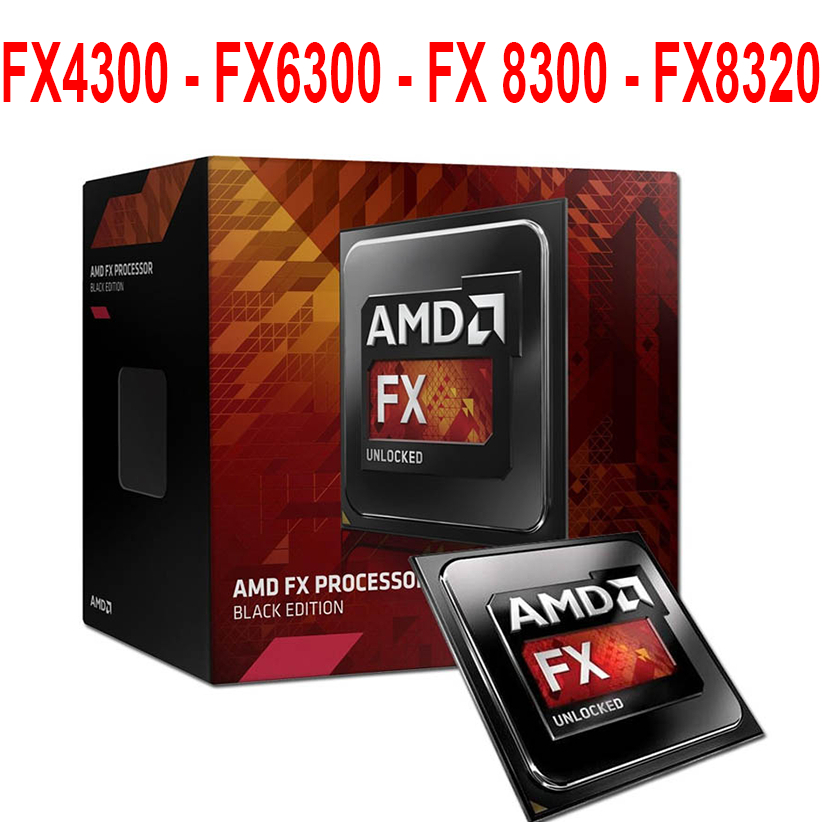 Processador AMD FX6300 FX8300 FX8320 Black Edition AM3+ Gamer OEM FX black edition upgrade pc gamer