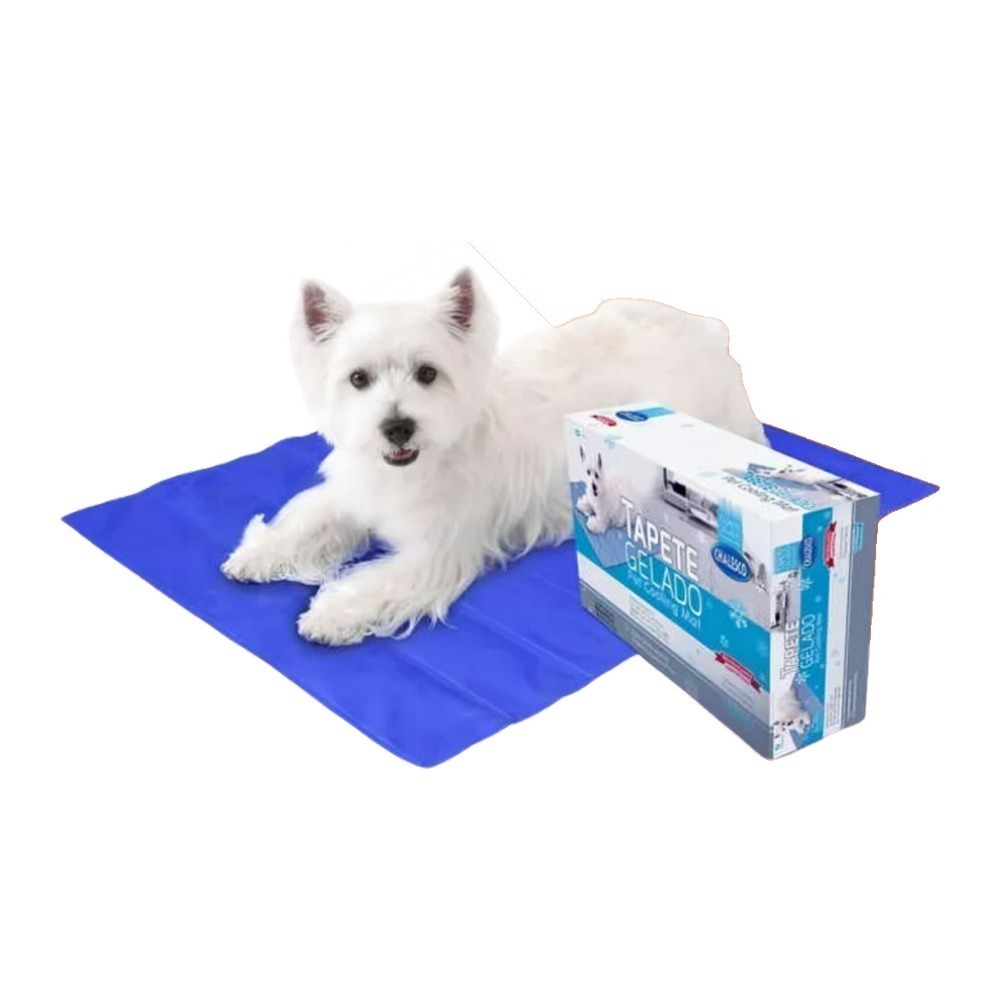 Tapete Gelado Médio 50x60cm Chalesco Pet Cooling Mat