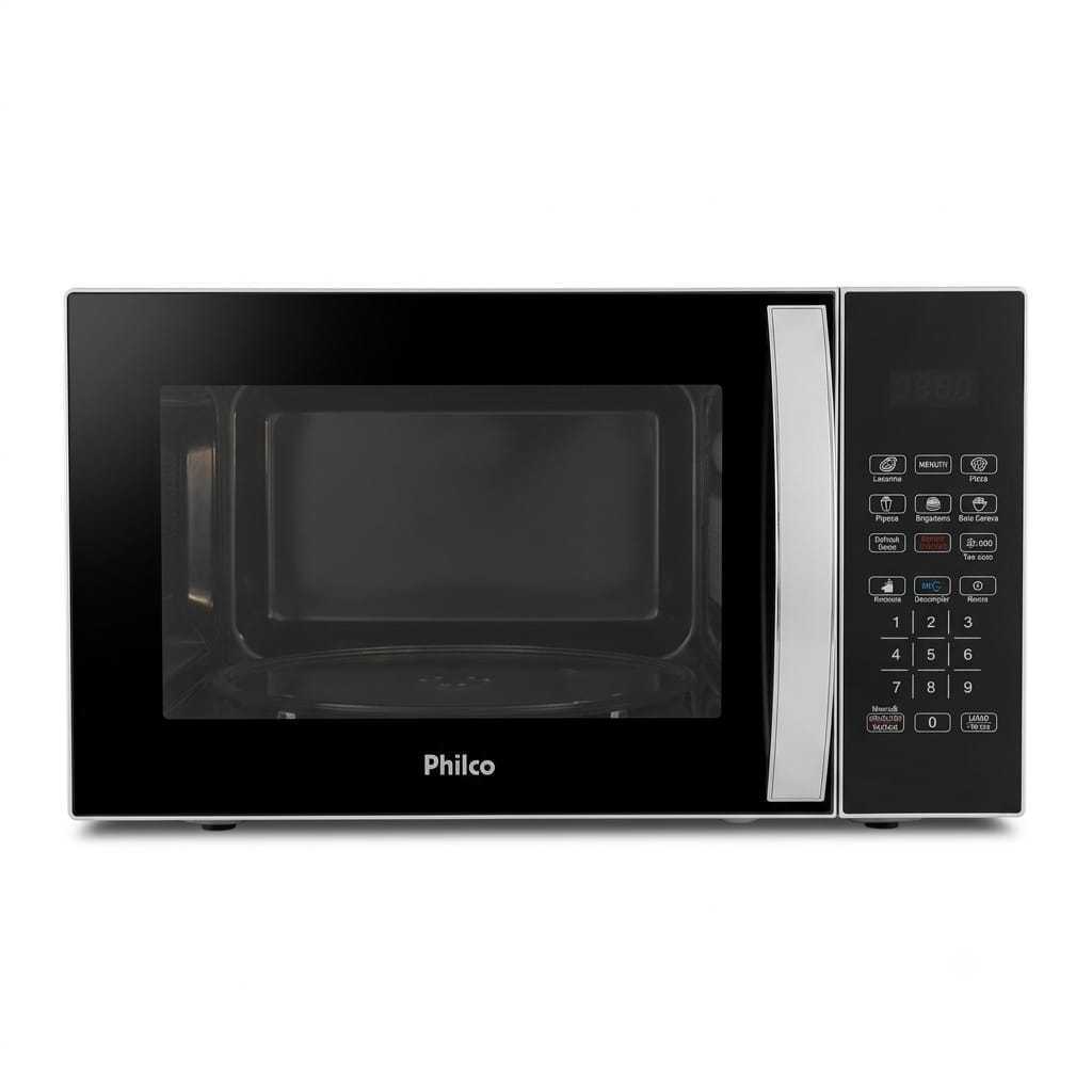 Micro-ondas  porta espelhada 28L PMO30S 220V Leia o anuncio Produto com avaria