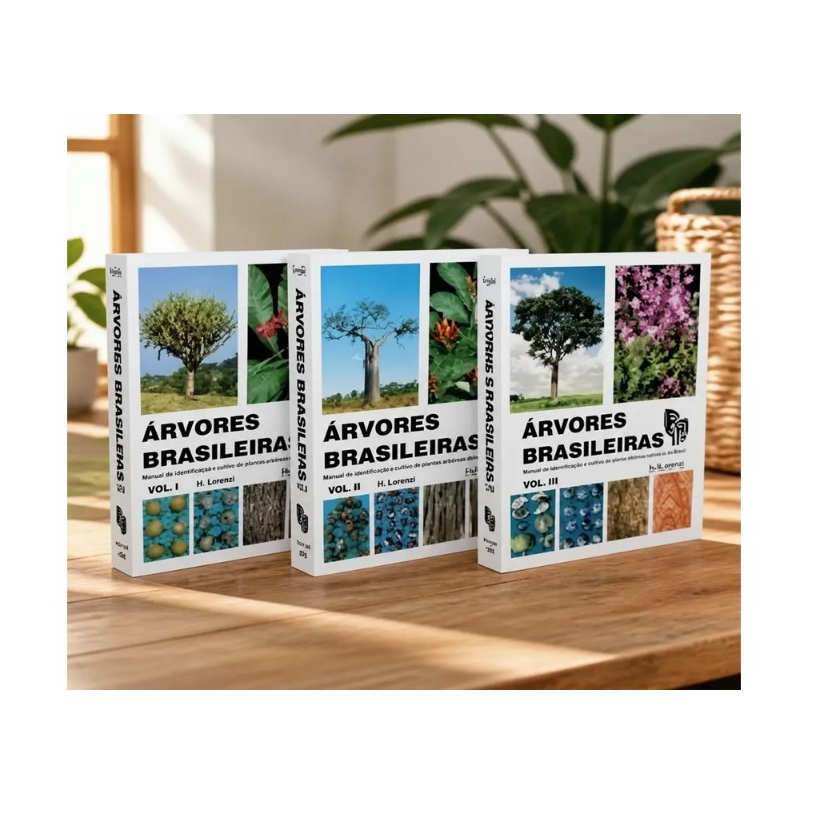 Kit Arvores Brasileiras - 3 Volumes - Harri Lorrenzi