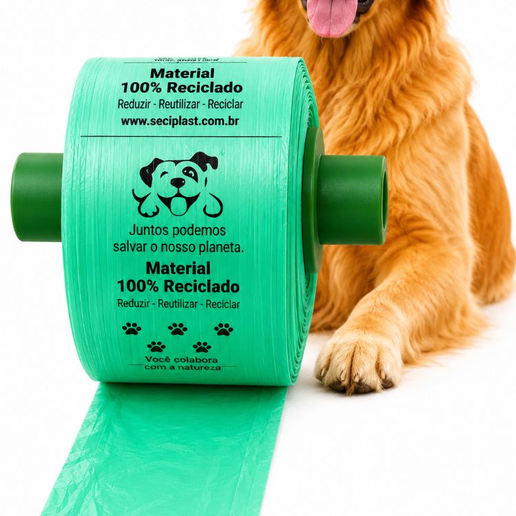 Bobina Saco Lixo Coco Pet Cata Caca 20x35 Segplast