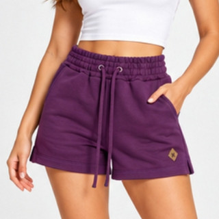 Short Feminino Casual Confortavel Cintura Alta e Bolsos