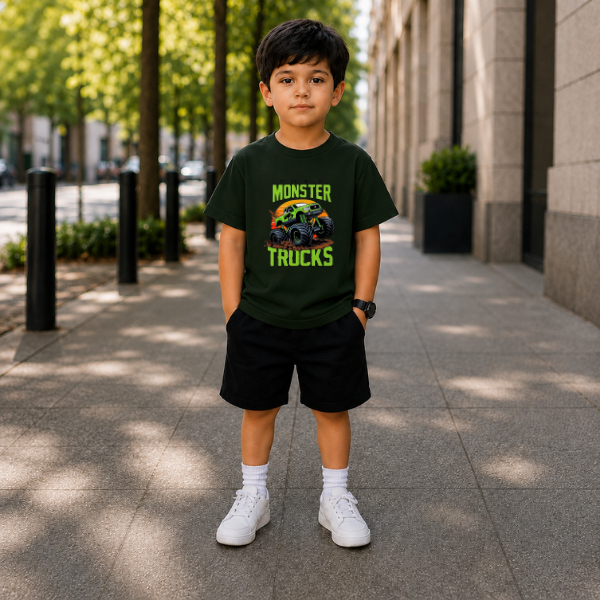 Conjunto Bermuda+ Camiseta Brooklyn Moda Infantil Kids Promoção