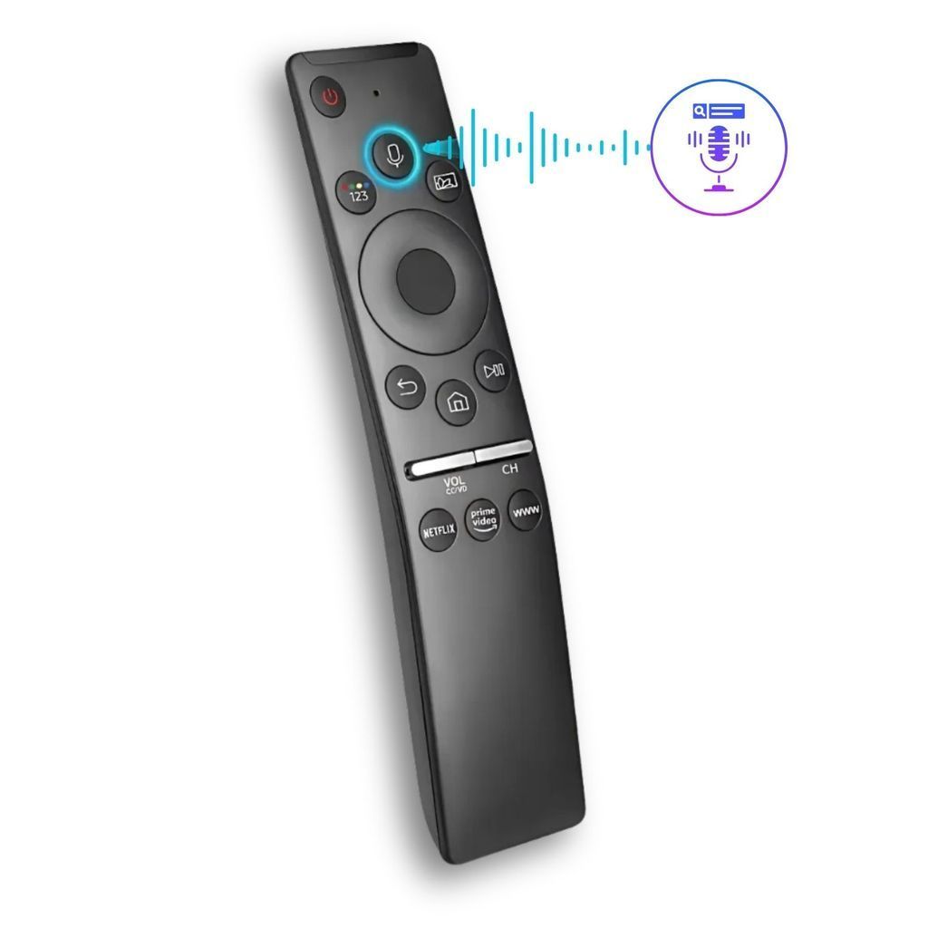 Controle Remoto Compatível com Samsung Smartv 4k Comando De Voz BN59-01329D Q60 - Q70 - TU8000 - Novo Substitui Original