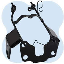Suporte Aranha Moto Farol Preta Honda Fan 125 2009 2010 2011 2012 2013