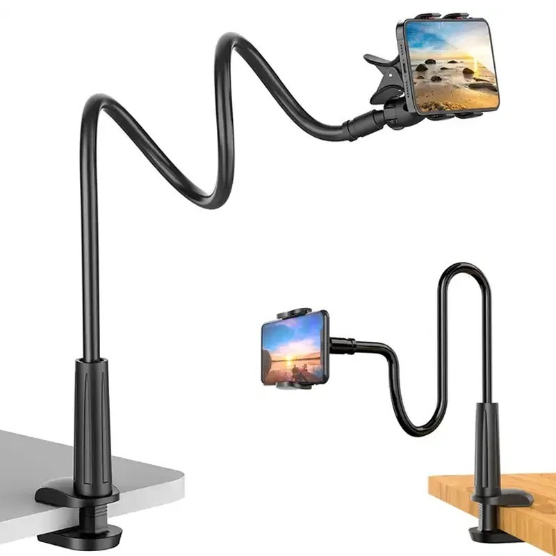 Suporte Flexível Universal Tablets 11" Celulares Mesa Cama Articulado