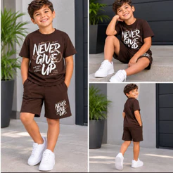 Conjunto Infantil Menino Roupa Infantil de Menino Estiloso Verão ou Inverno Tamanhos 4,6,8,10,12