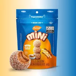 Doce de Leite Coco Zero Açúcar Zero Lactose Mini Bombom Lanche Sobremesa Saudavel Flormel 60 g