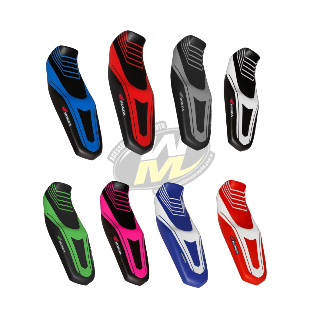 Capa de Banco para Moto Power Honda Esportiva Cg, Titan ,Fan, Bros ,125 /150 /160 Pintada