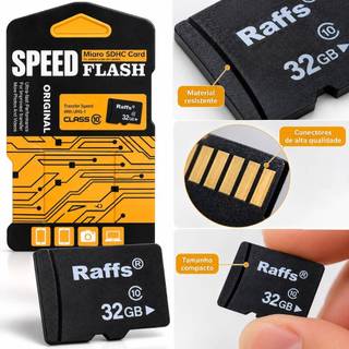 Cartão De Memória Micro Sd Classe 10 Ultra A1 Câmeras de Segurança ENVIO IMEDIATO