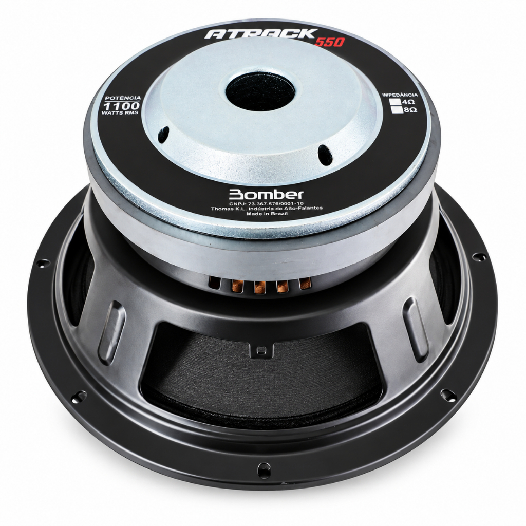 WOOFER BOMBER ATRACK 12 POLEGADAS 550W RMS 4 OHMS GRAVE PANCADÃO ALTO-FALANTE AUTOMOTIVO PROFISSIONAL 1100W MUSICAL — imagem 2 de 2