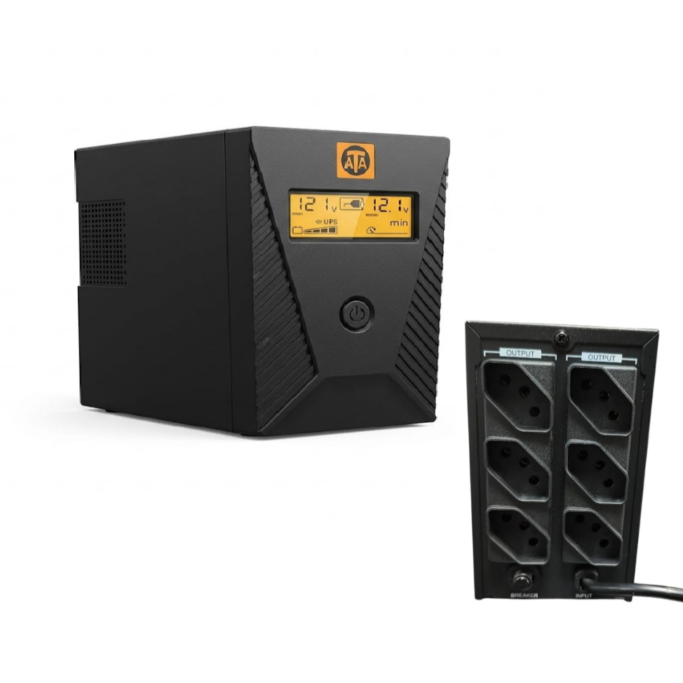 Nobreak 600VA Digital com 6 Tomadas 127v para Computador e Periféricos ATA Bivolt Top Station