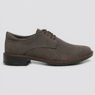 Sapato Social Masculino Oxford Camurça Com Cadarço Confortável Elegante Casual Dia a Dia para Trabalho Passeio e Eventos