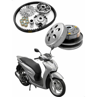 Kit Embreagem Completa CVT Primária + Secundária + Correia + Roletes Honda SH150i 2017 a 2021