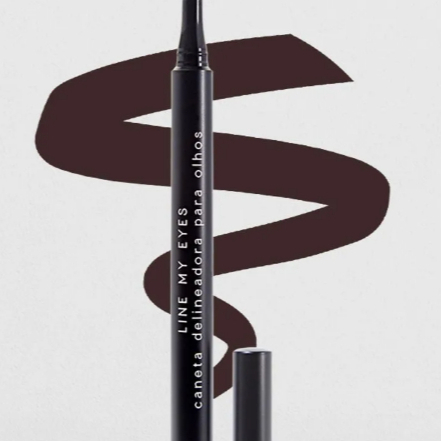 Caneta Delineadora Marrom - Line My Eyes Océane Edition 1,2ml
