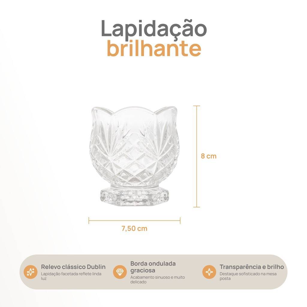 Porta Colher de Cristal Dublin Lyor Descanso de Colher Organizador Talheres Cozinha Balcão Mesa Posta Decoração Elegante · foto 2