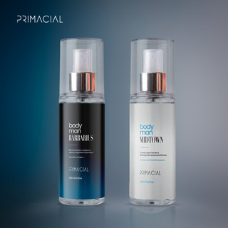 KIT BODY SPLASH MASCULINO BARBARIUS E MIDTOWN 200ML - PRIMACIAL PERFUME FRESCO AMADEIRADO
