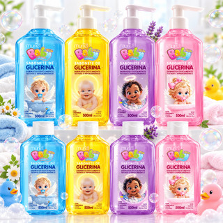 SABONETE LIQUIDO GLICERINA BABY 500ML MURIEL