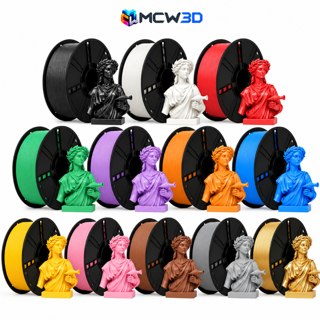 PLA Filamento Premium 1Kg 1.75mm Impressão 3D Alta Qualidade Profissional Varias Cores