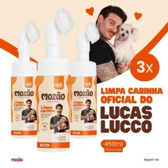 Limpa Carinha Lucas Lucco 150ml Mozão 1,2,3 e 4 Unidades Para Cães E Gatos Limpador de Face