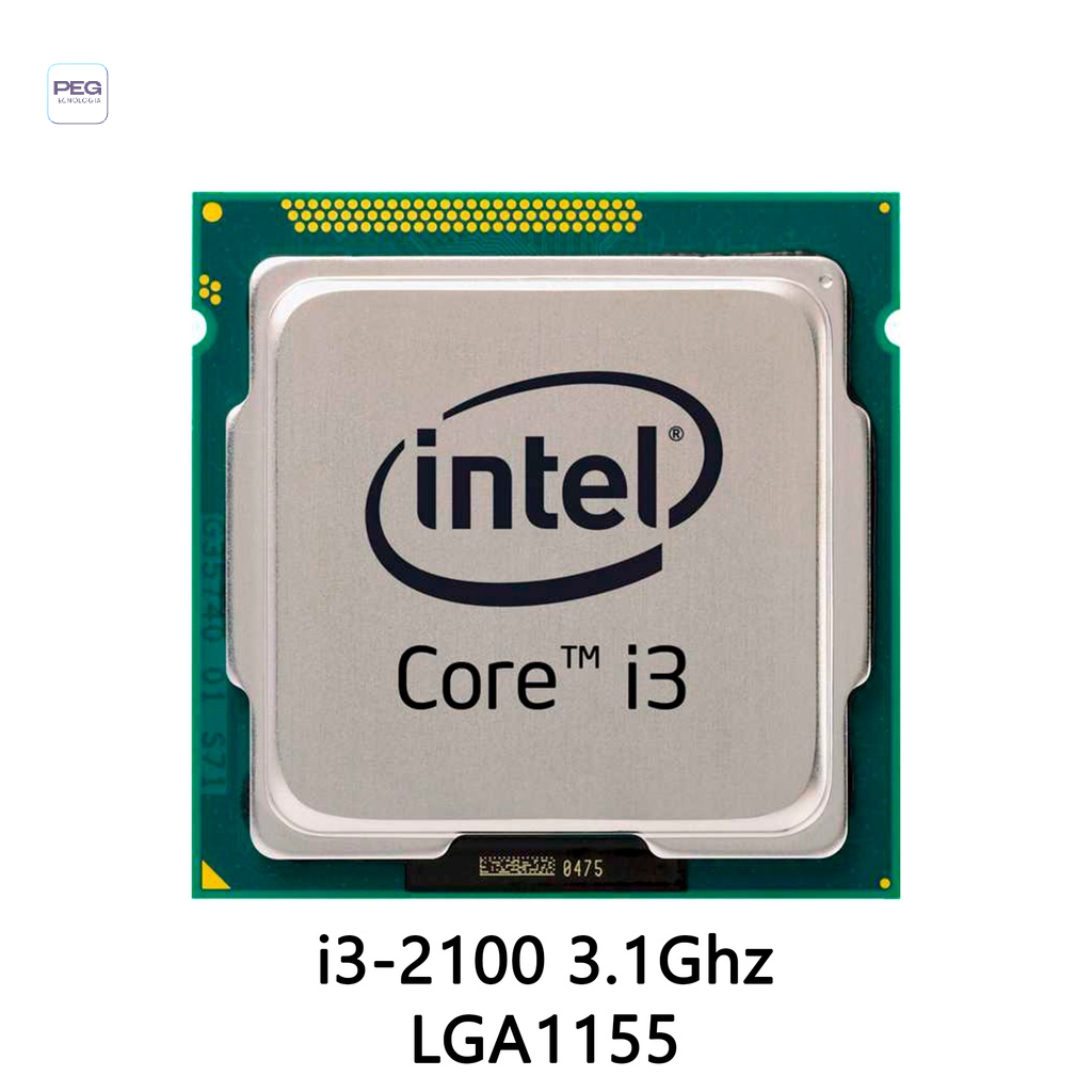 Processador Intel Core I3 2100 3.1ghz Gamer 2ª Geração Jogos Para Placa Mãe H61 Socket LGA1155 PC