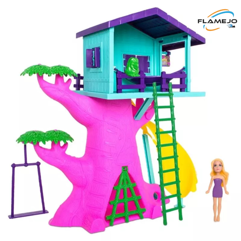 Boneca Judy Casa na Arvore c/ boneca  Playset Brinquedo Menina em Oferta na Shopee