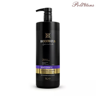 Mascara Brilho Platinado Violeta Matizante 1000 g Bio Extratus