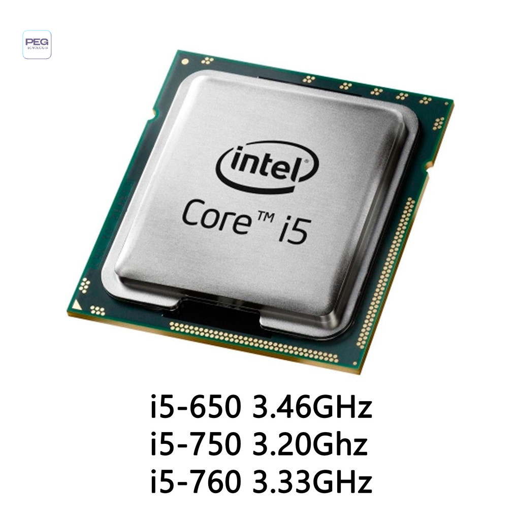 Processador Intel Core I5 650/750/760 3.2/3.3ghz LGA1156 Gamer Para Placa Mãe H55 Pc Desktop c/ Video Integrado