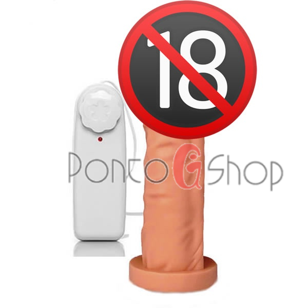 Pênis Vibrador Realístico Multi Velocidade Pele Clara (Sem Ventosa) - Sex Shop