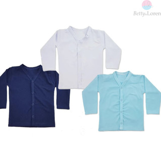 Kit conjunto 3 Casacos infantil de Nenê Casaquinhos Cardigan para bebê Menino Masculino Liso Diversas Cores Todos os Tamanhos desde RN até o GG PROMOÇÂO, Betty & Loren