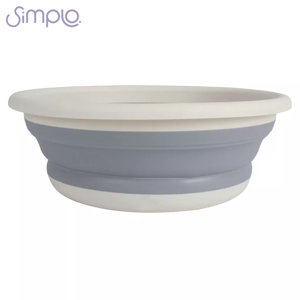 Bacia dobrável de plástico 5 litros - Simplo em Oferta na Shopee