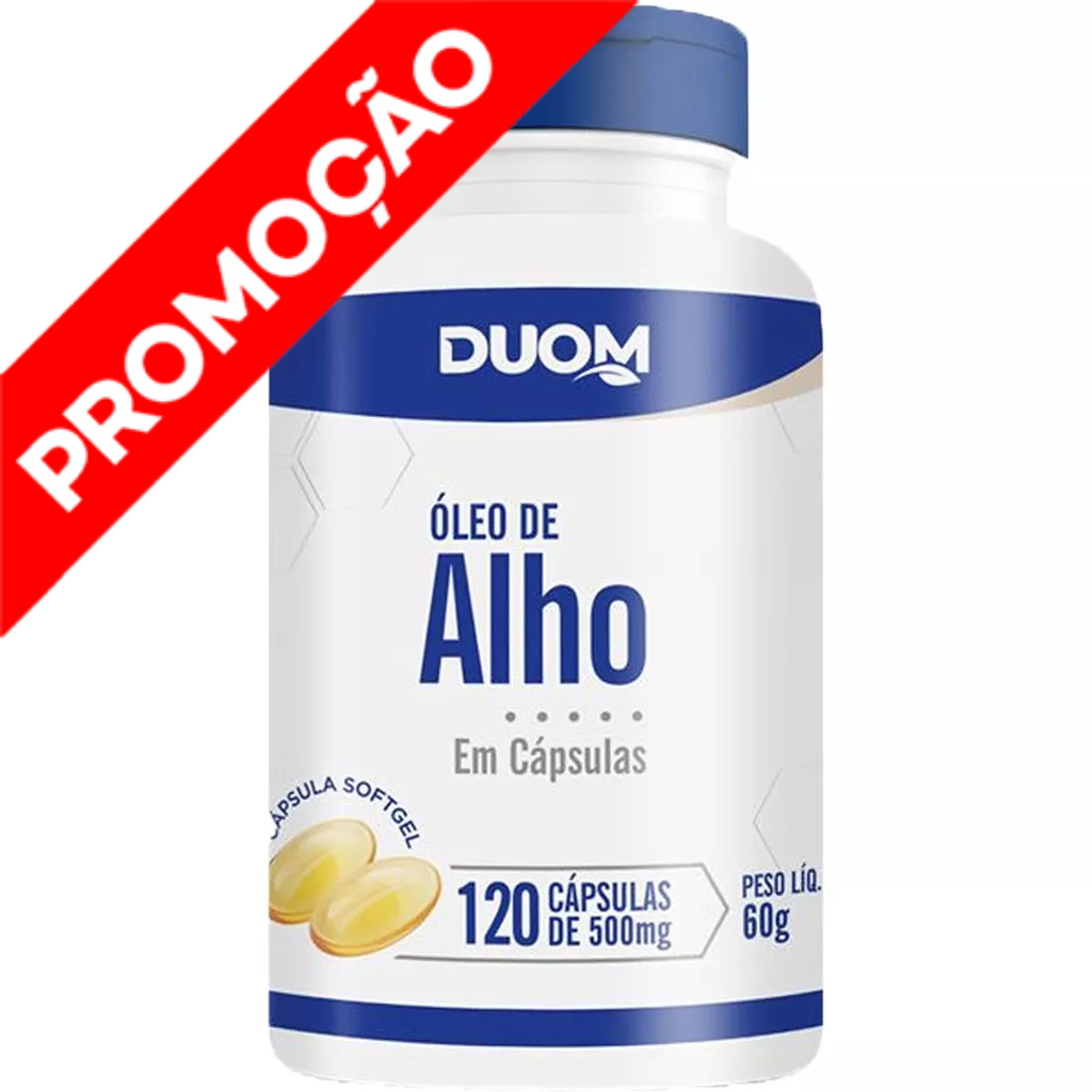 Óleo De Alho - 120 Cápsulas 500mg - Duom