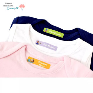Etiqueta termocolante identificador de roupa etiqueta de roupa