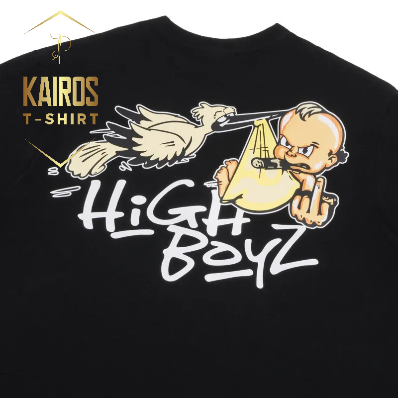 Camiseta High Boyz Baby Cegonha 2023 moda novidade
